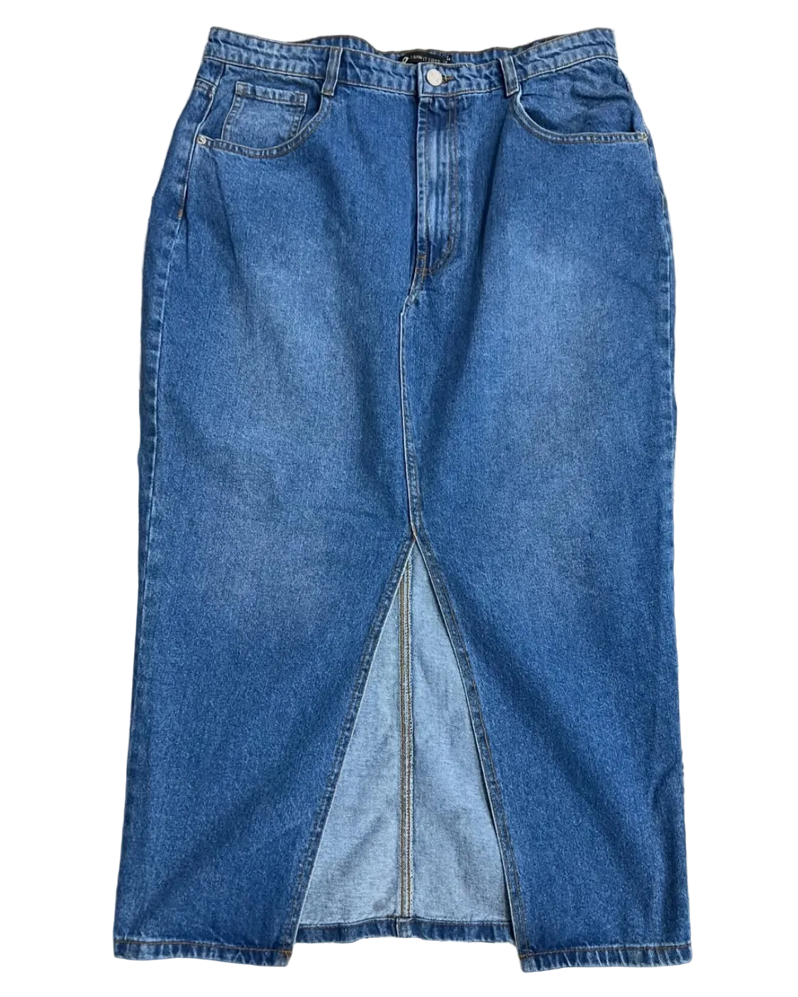 "I Saw It First" Denim Skirt
