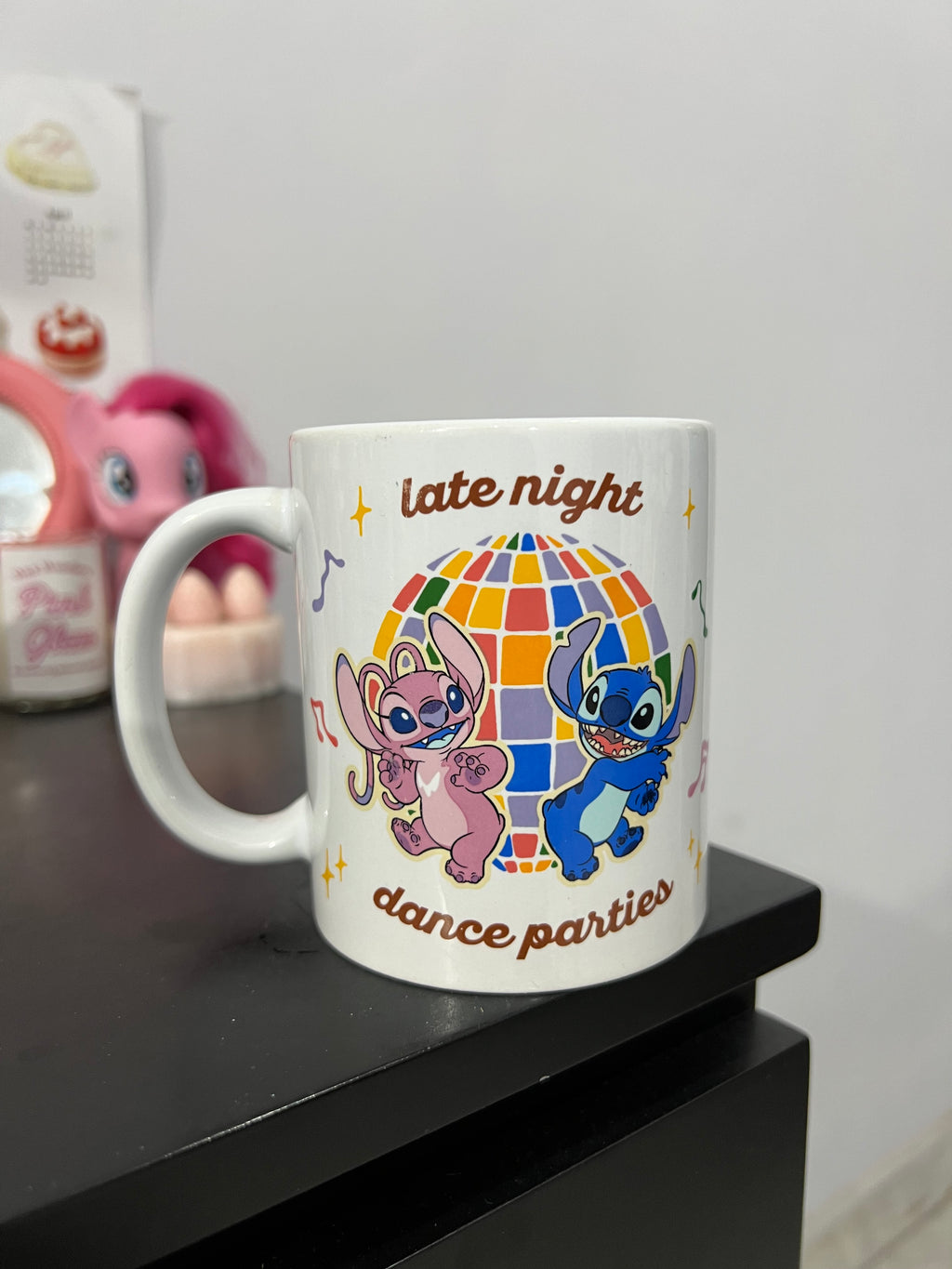 Stitch "Late Night Dance Parties" Mug