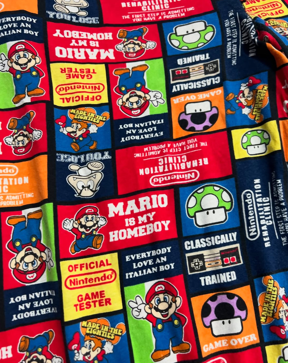 Nintendo Super Mario PJs (Large / Extra Large)