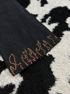 Fire Embroidered Pants (Tagged) (Waist 34)