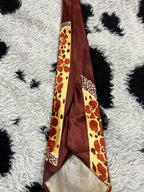 Brown Floral Tie