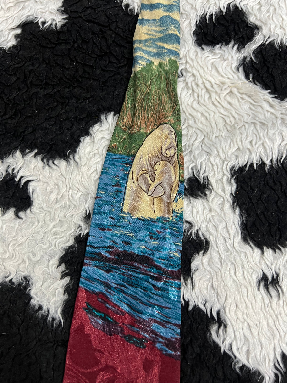 Fish & Manatees Tie