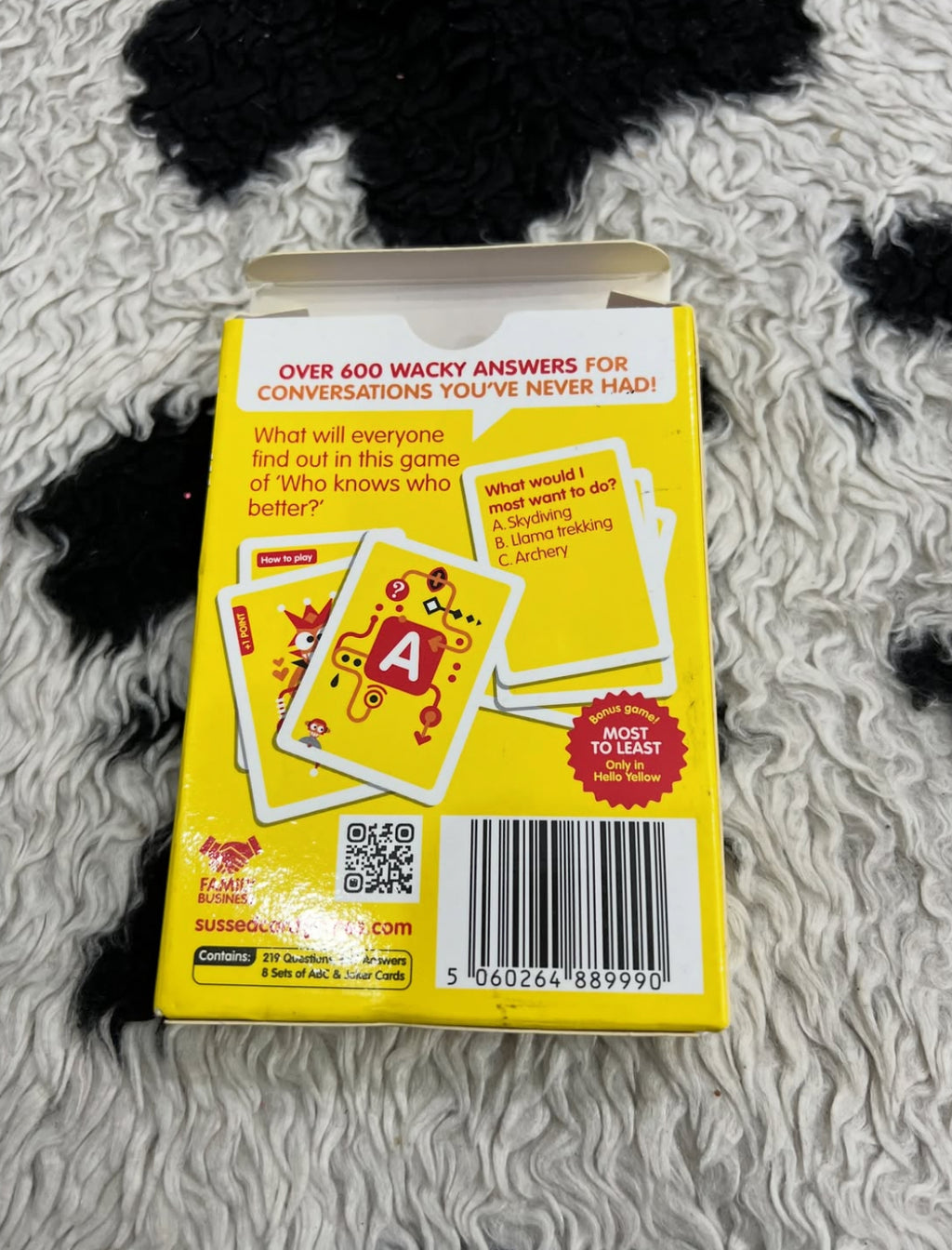 Sussed? Card Game