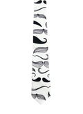 2016-Inspired Mustache Narrow Tie
