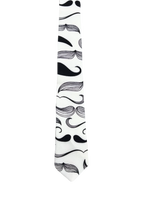 2016-Inspired Mustache Narrow Tie