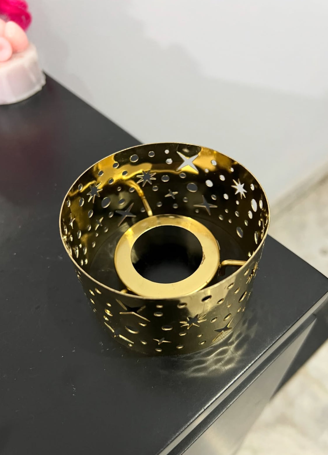 Golden Star Candle Holder