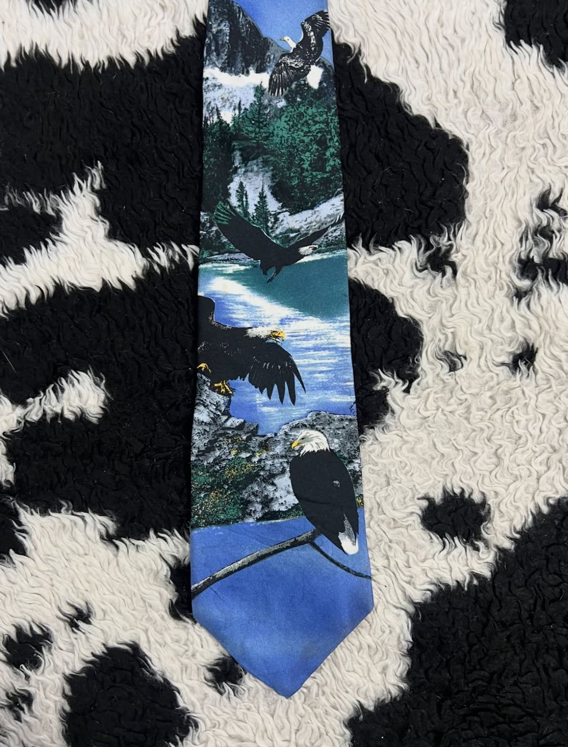 Lost Kingdom Bald Eagle Tie