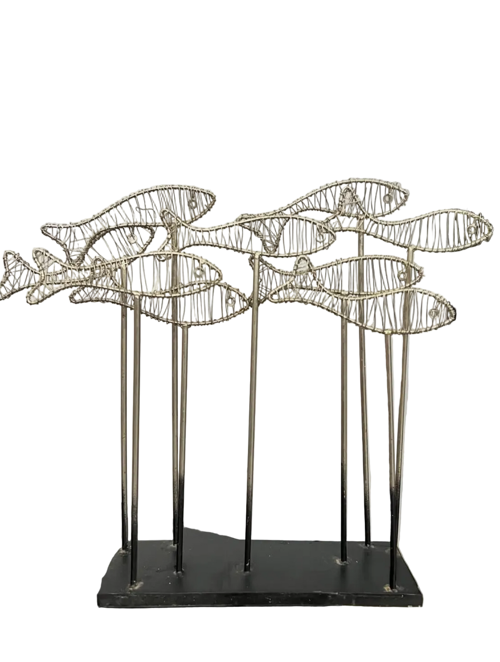 Fish Wire Sculpture Art Piece