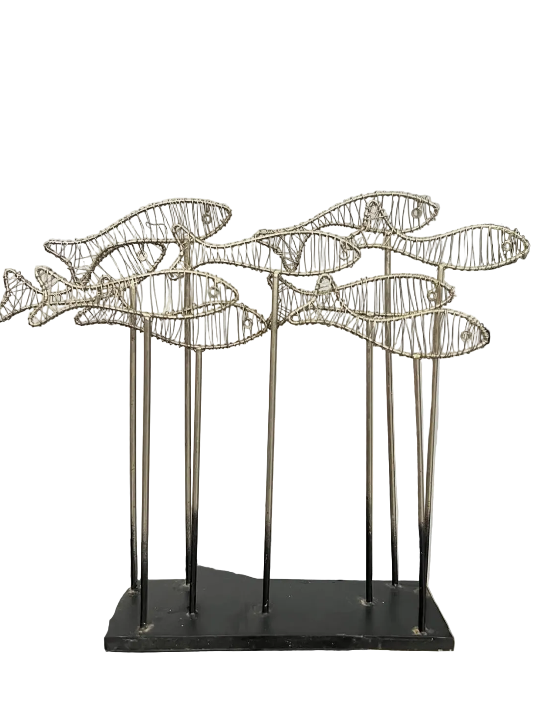 Fish Wire Sculpture Art Piece
