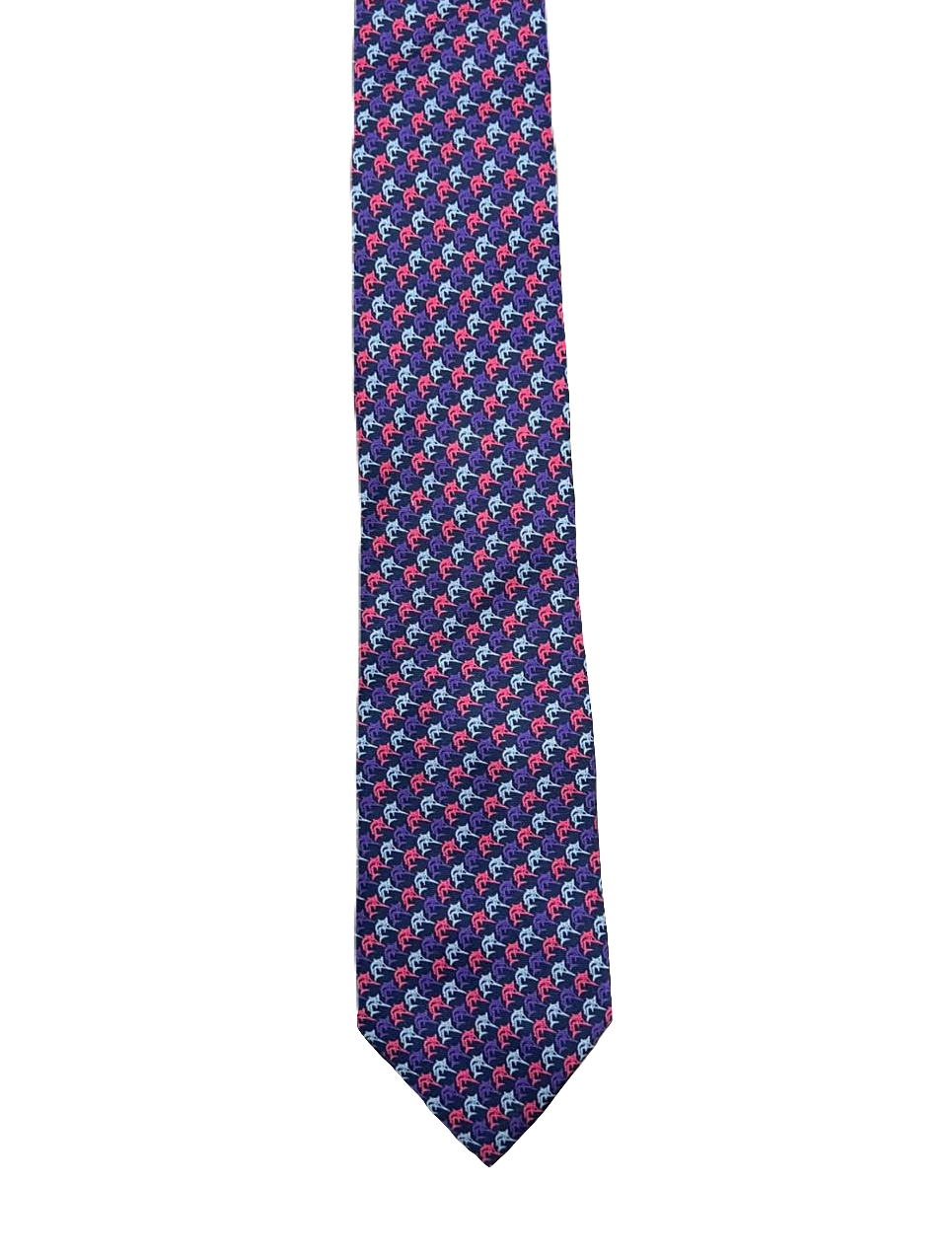 Swordfish Embroidered Tie