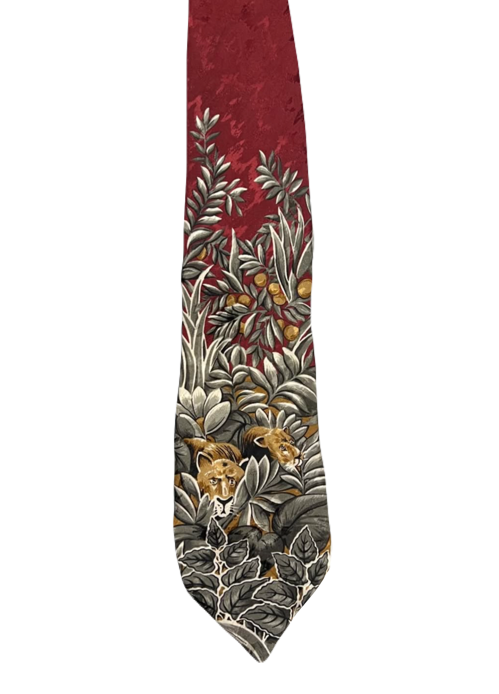 Hemley Lionesses in the Bushes Tie