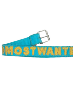 Most Wanted Teal Belt