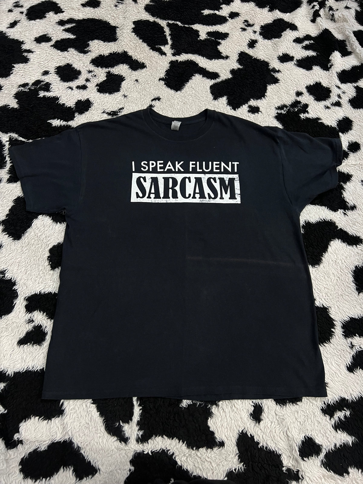"I Speak Fluent Sarcasm" Tee (Extra Large)