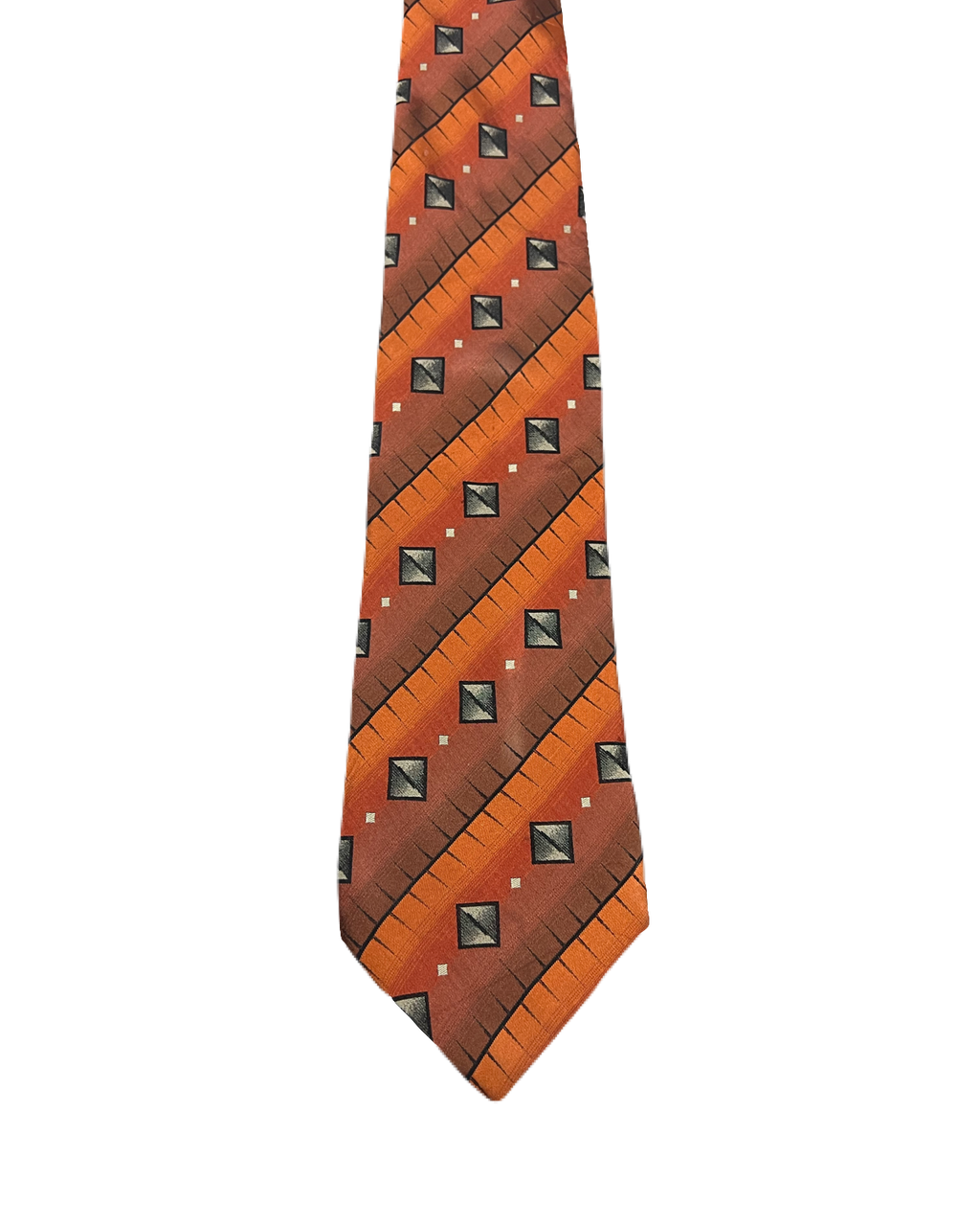 Emilio Ponti Orange Tie