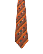 Emilio Ponti Orange Tie