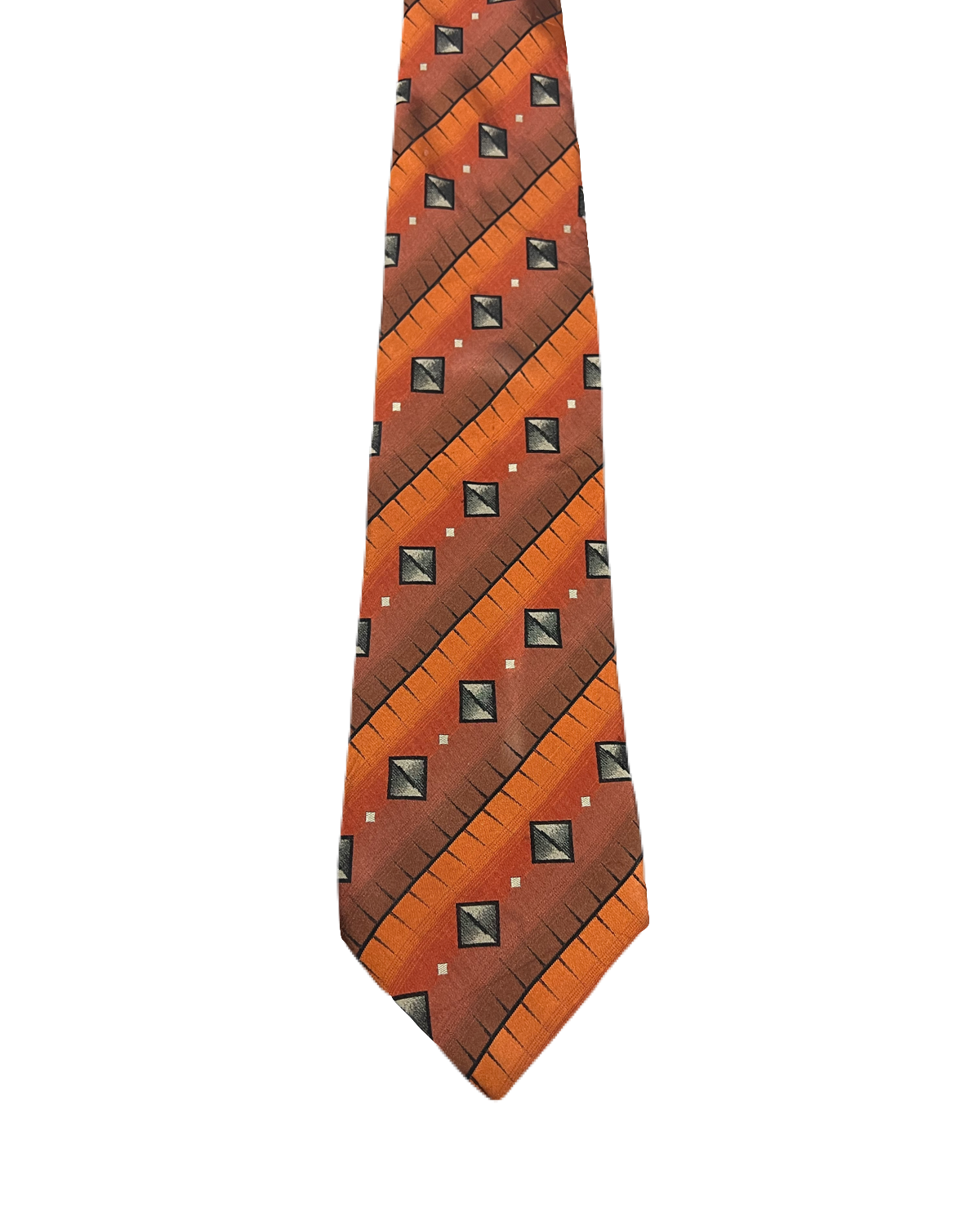Emilio Ponti Orange Tie