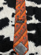 Emilio Ponti Orange Tie