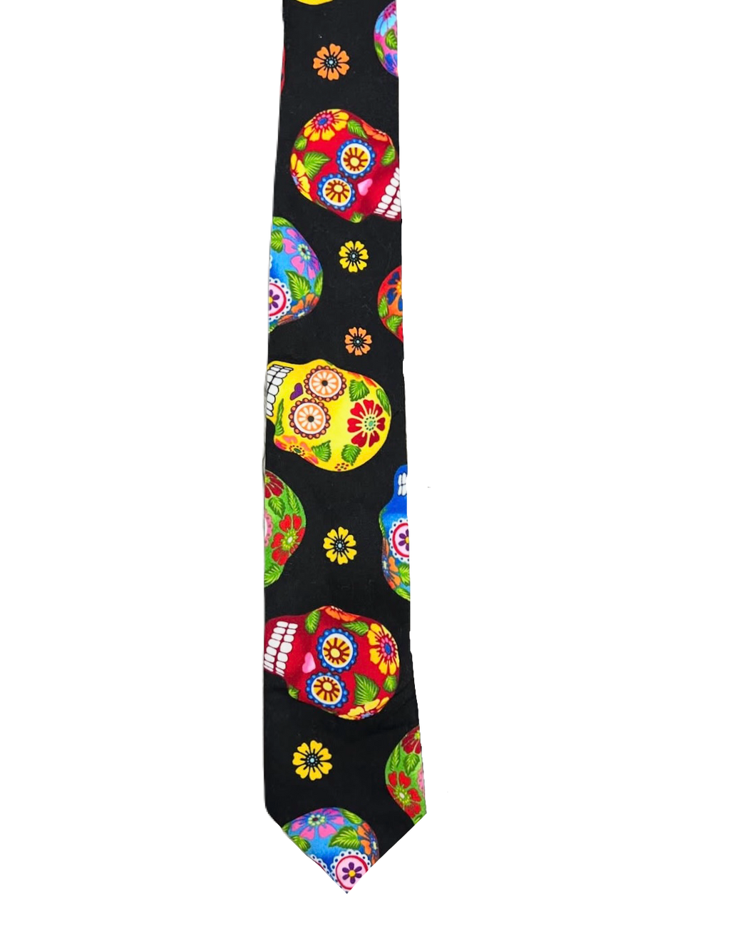 Day of the Dead Skulls Tie