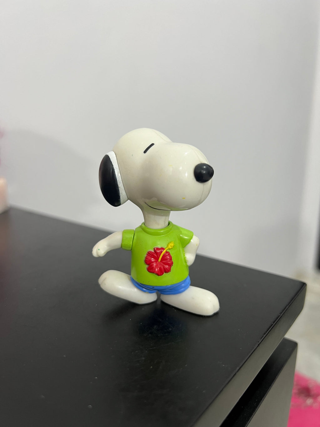 Vintage 1999 Malaysia Snoopy in Hibiscus T-shirt Figurine