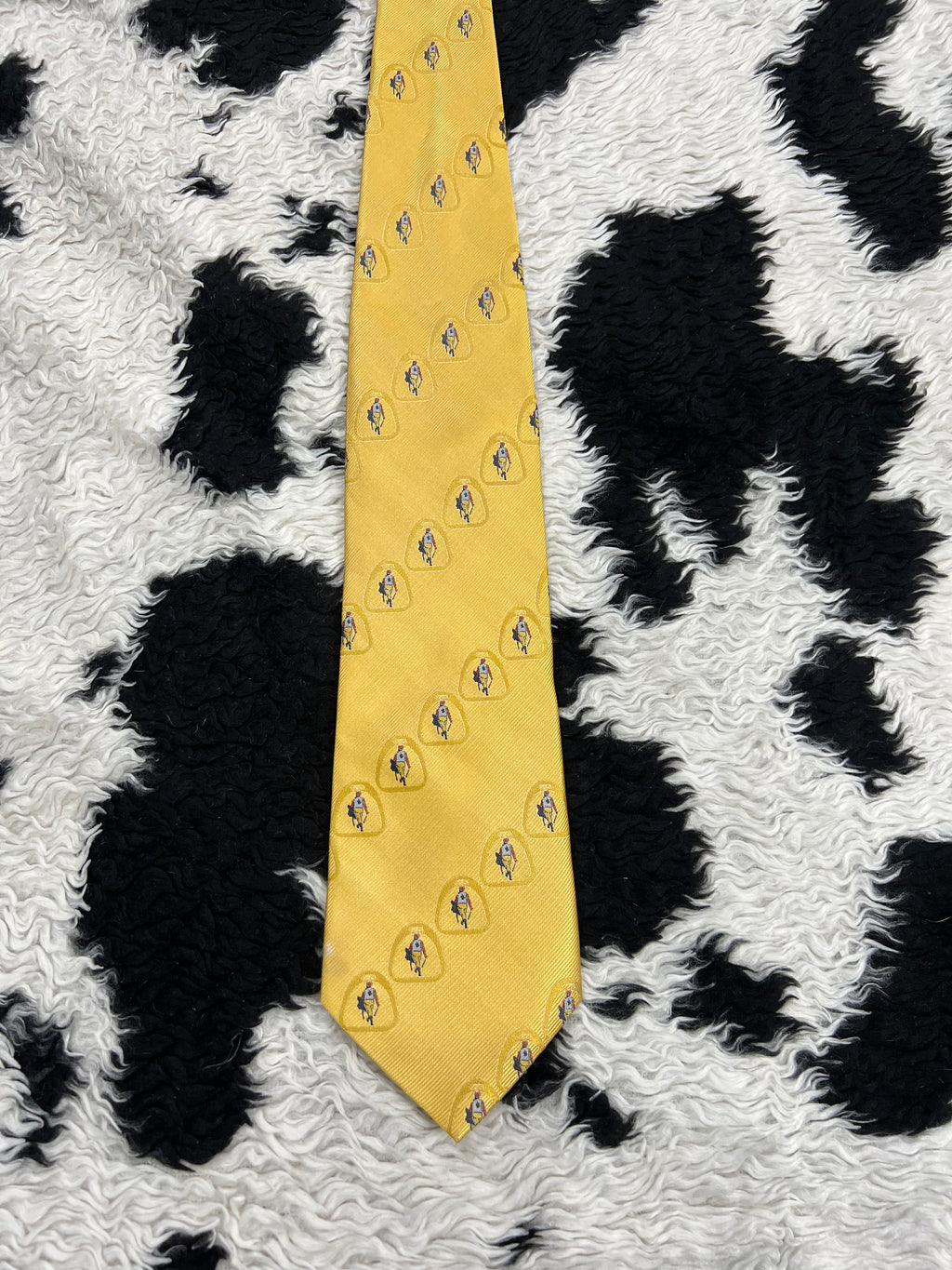Equestrian Embroidered Tie