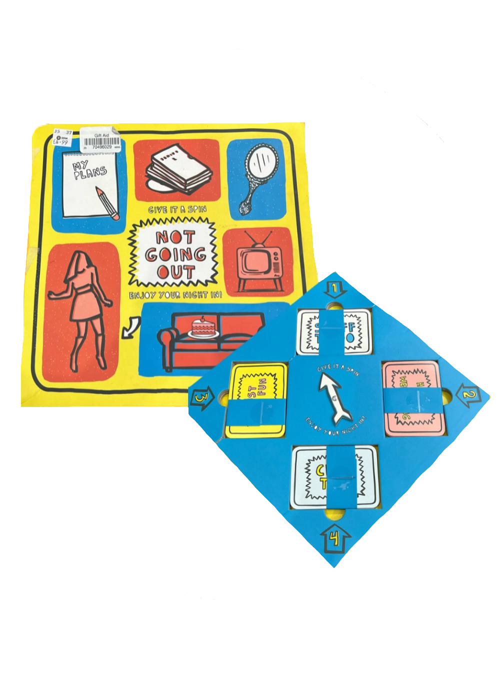 Not Going Out Spin Card Game