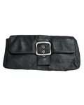 Black Leather Clutch