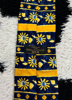 Yellow & Blue Floral Tie