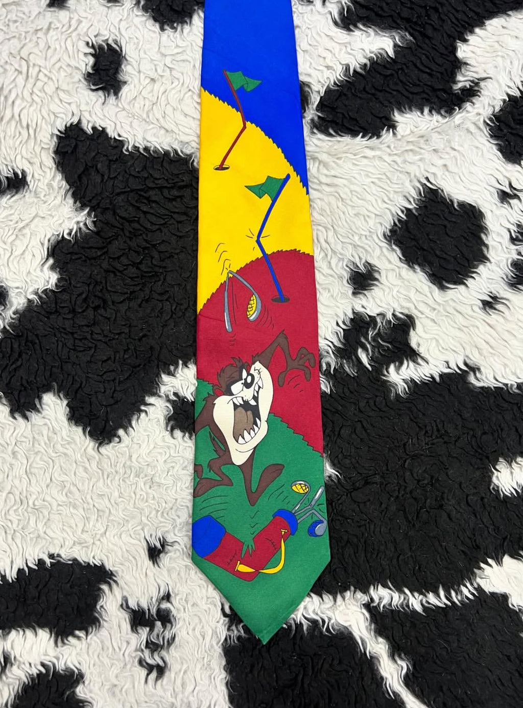 Vintage 1994 Taz Golfing Tie