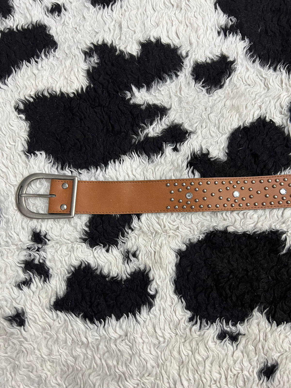 Brown Studded Belt