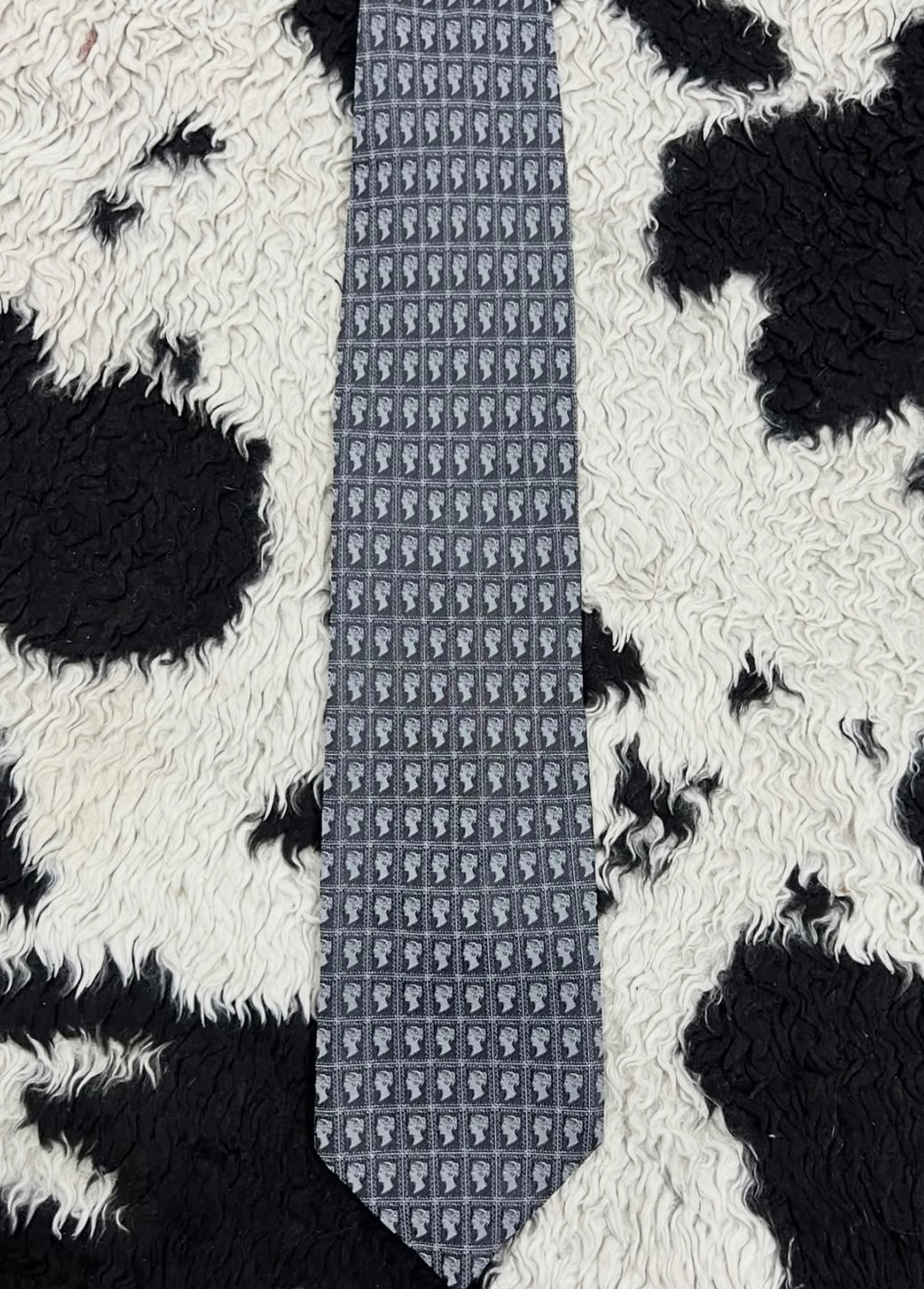 Grey Stamps Tie