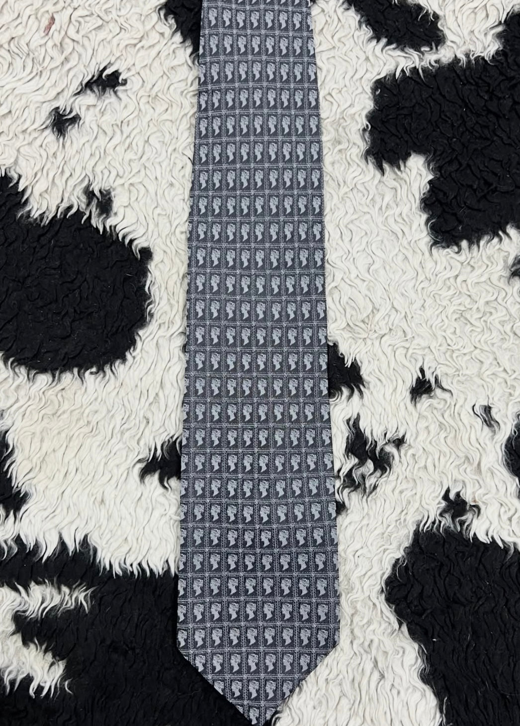 Grey Stamps Tie