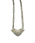 Bedazzled Heart Chain