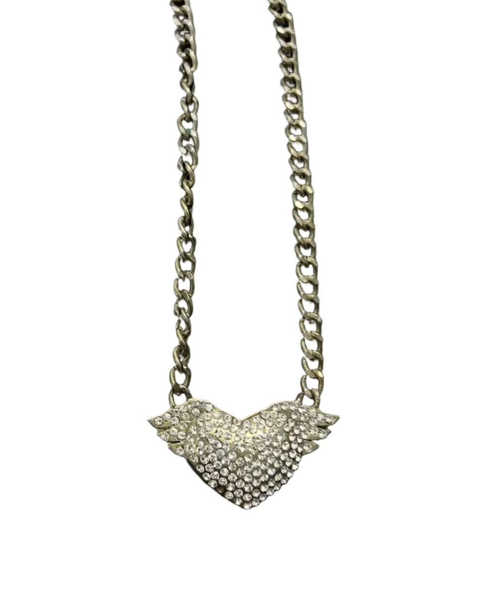 Bedazzled Heart Chain