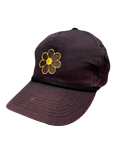 Brown Floral Cap