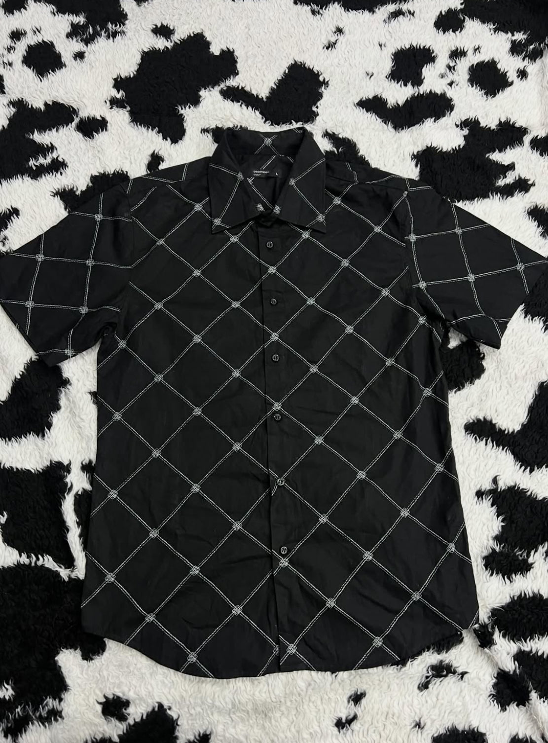 Cedarwood State Black Buttonup