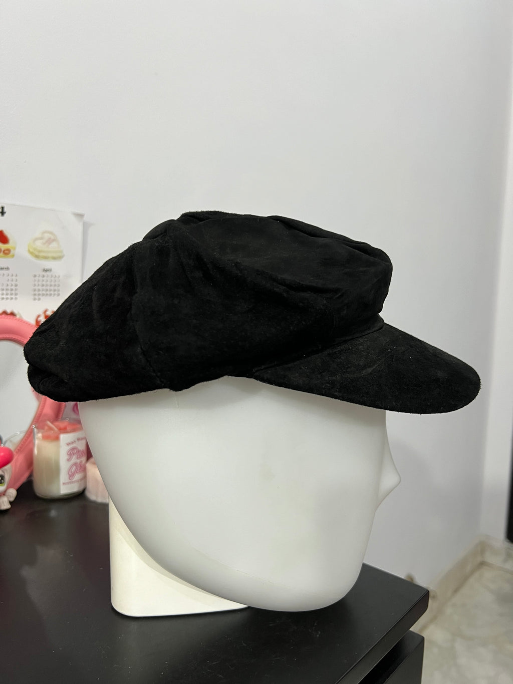 Black Messenger Cap