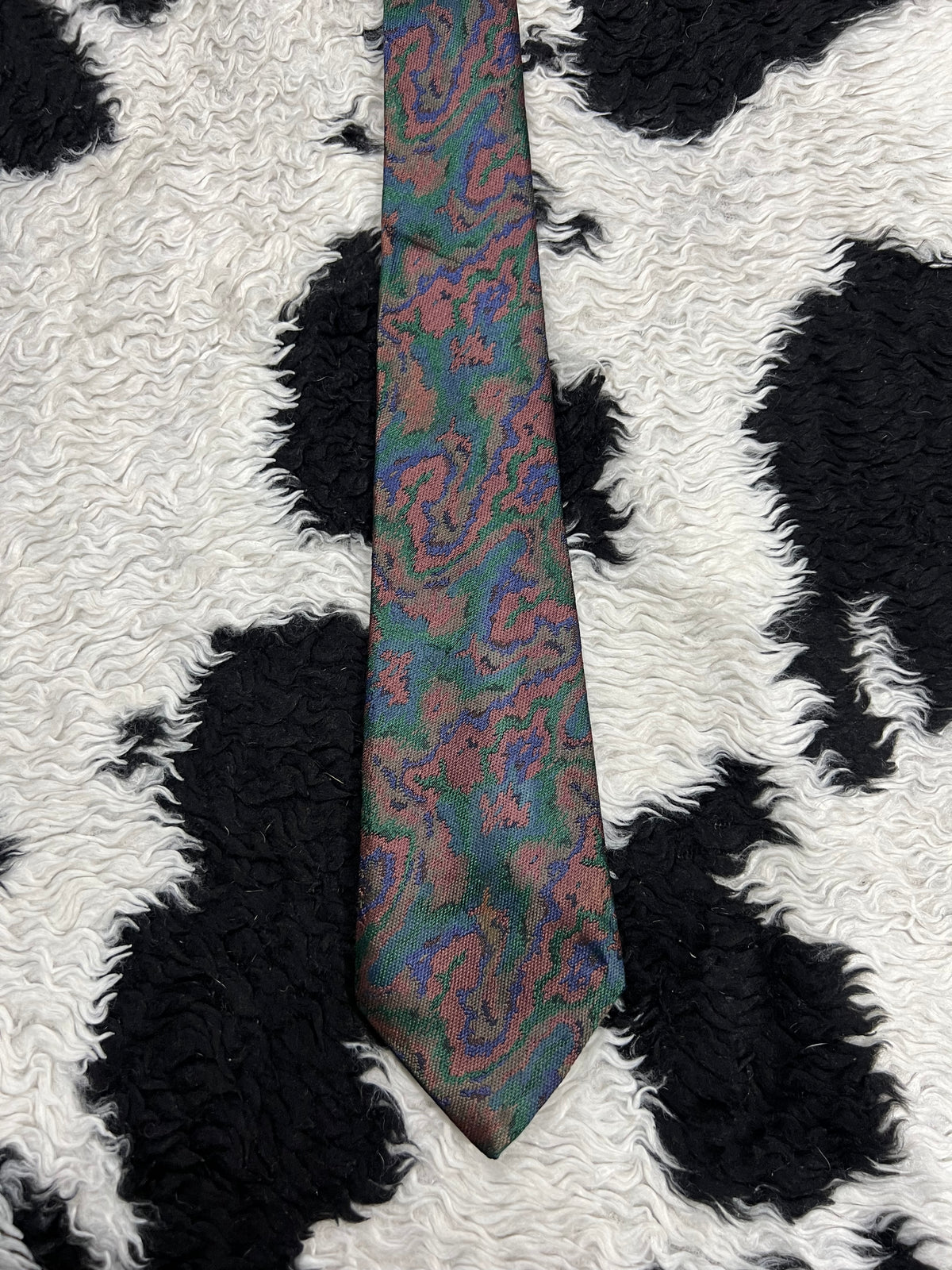 Detroit Fully Embroidered Narrow Tie