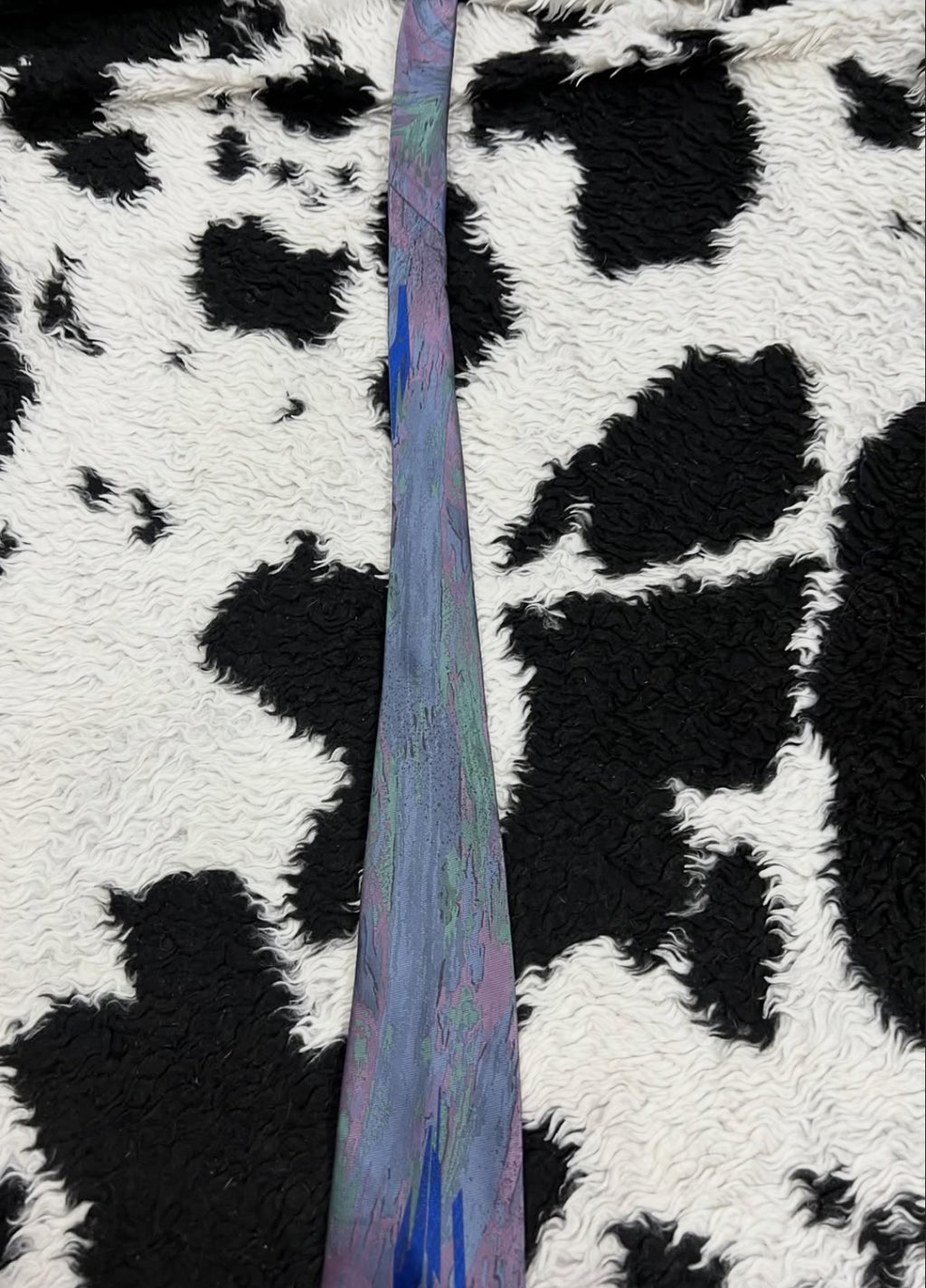 Lavender Abstract Embroidered Tie