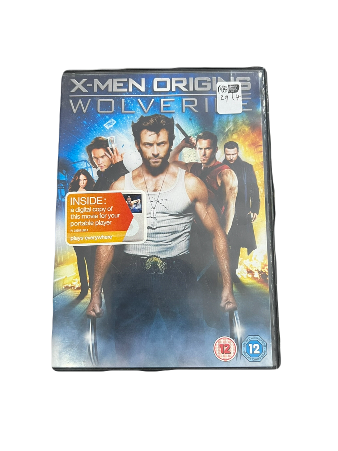 X-Men Origins Wolverine DVD