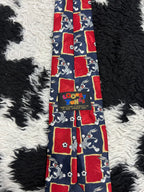 Vintage 1996 Looney Tunes Bugs Bunny Playing Football Tie
