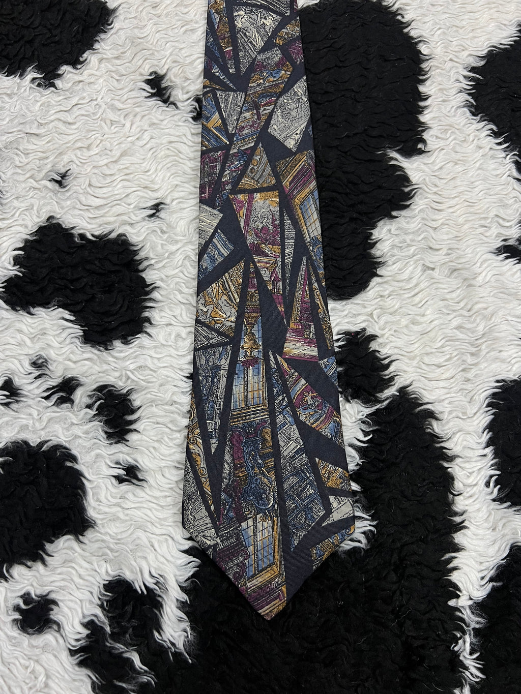 Architecture Collage Tie