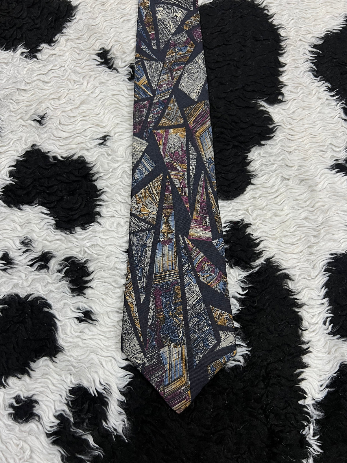 Architecture Collage Tie