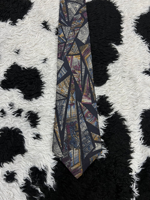 Architecture Collage Tie