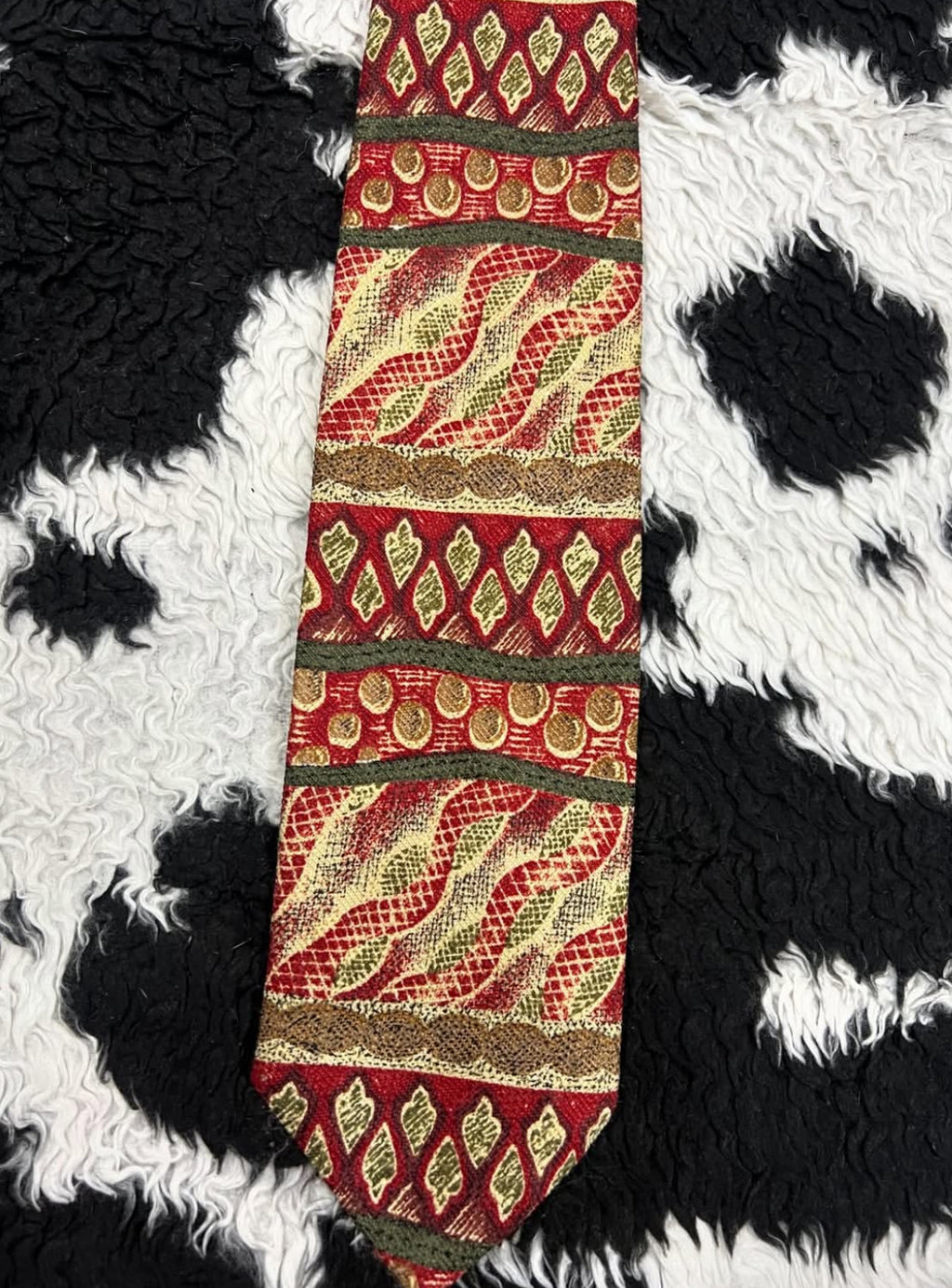 St. Bernard Red Tie