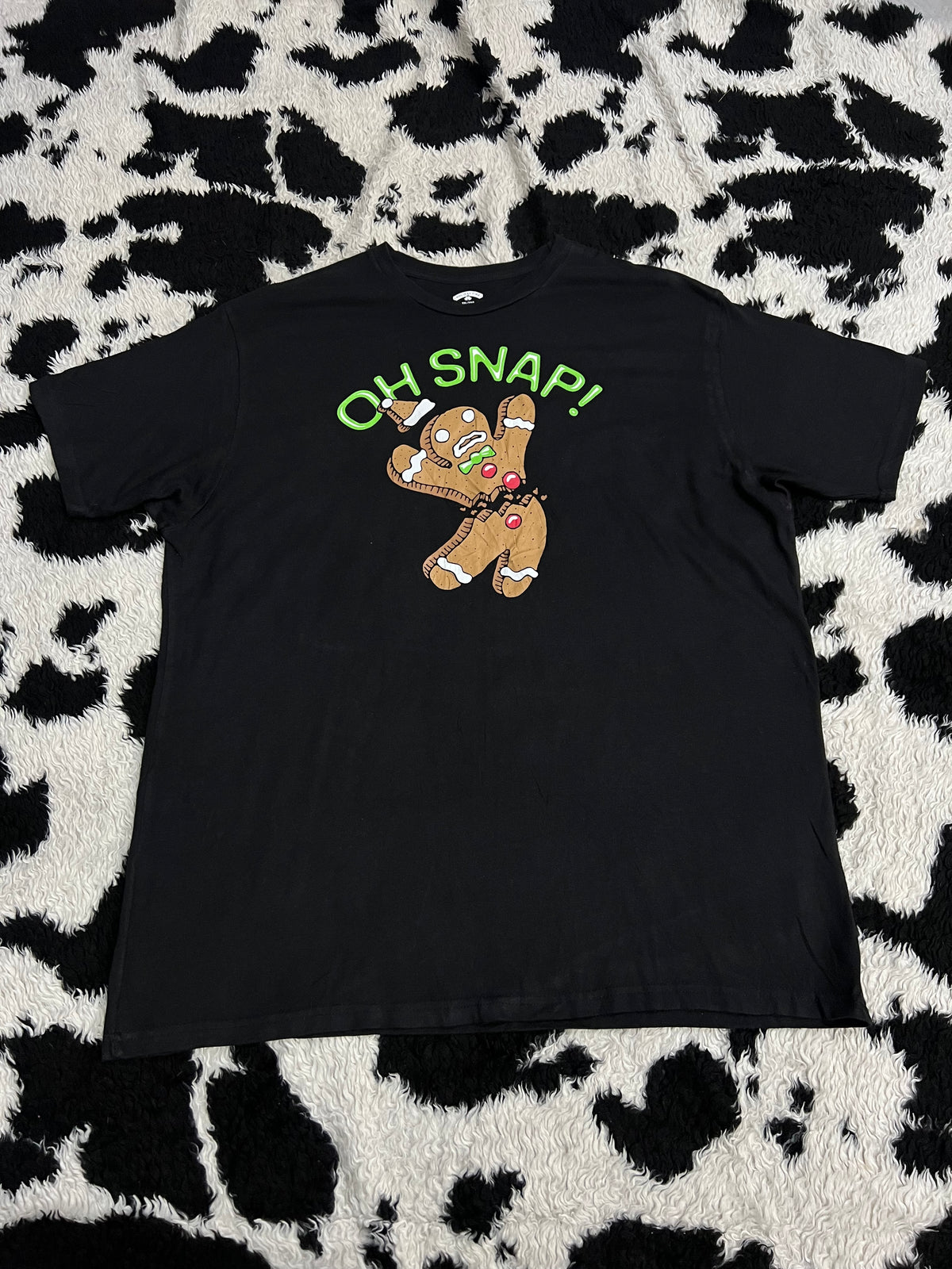 "Oh Snap!" Gingerbread Tee (Extra Large)