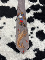 Mickey Mouse Fishing Trout Tie