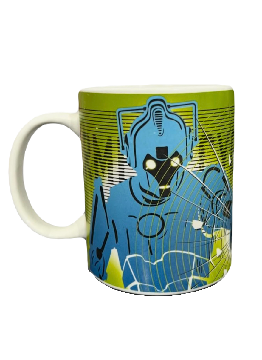 Vintage 1996 Doctor Who Cyberman Mug