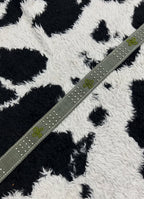 Green Floral Belt