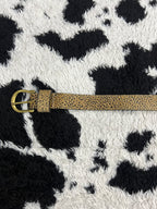 Leopard Print Fur Belt