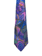 Purple Swirl Art Tie